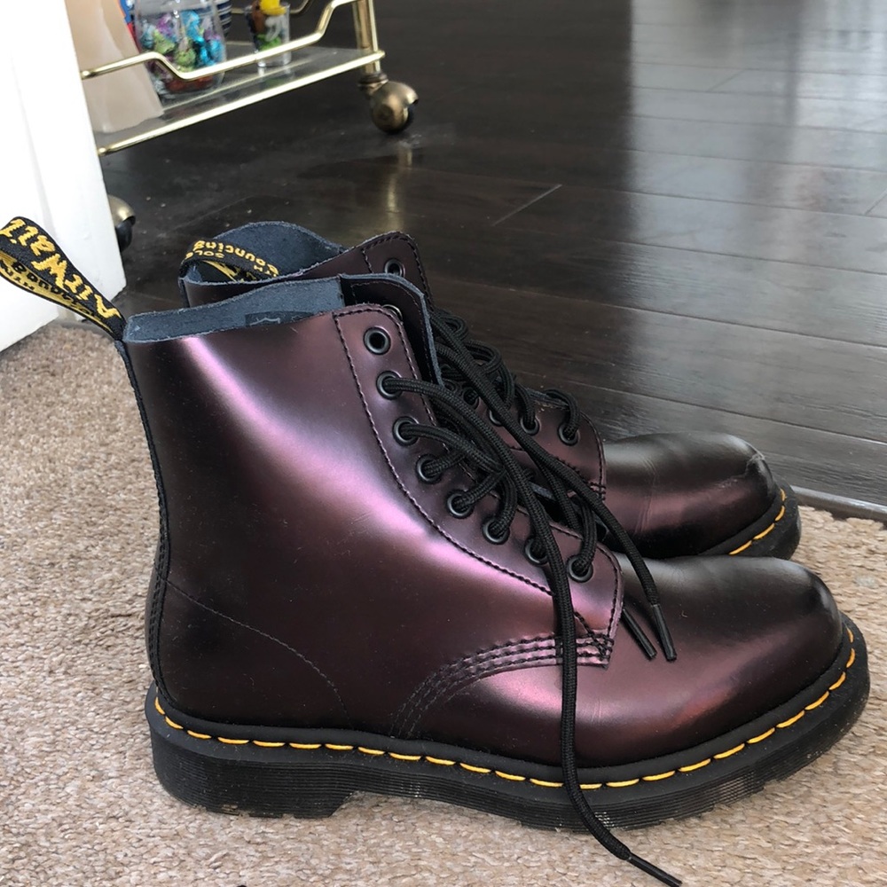 Dark purple Doc Maartens womens size 8